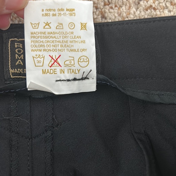 Fendi Authenticated Black Cotton Spandex Cropped Pants **Approx. Size 26**🔥🔥 - Picture 7 of 8